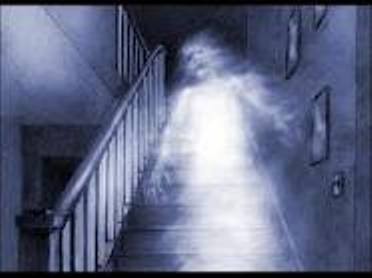 Ghost on stairs